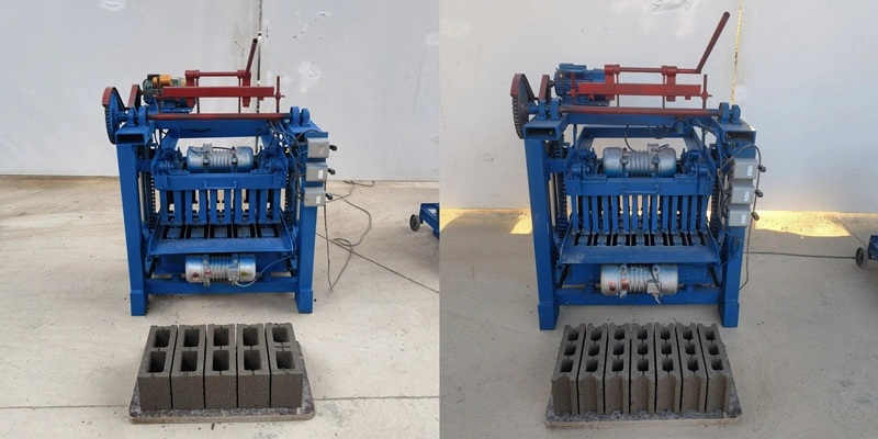 Building Mud Price List of Concrete Paving Manual Cement Hollow Brick Making Machinery Concrete Block Molding Making Machine Bricks Diesel in Ghana Ethiopia