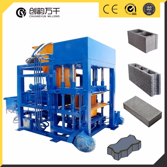 Qtj4-25 Automatic Electric Cement Block Making Machine