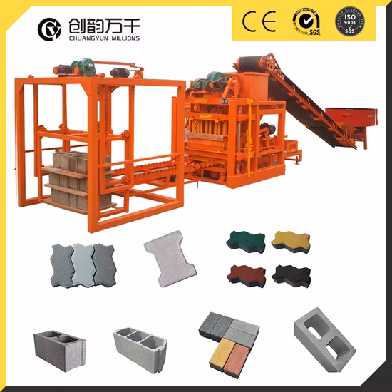 Qtj4-25 Automatic Electric Cement Block Making Machine