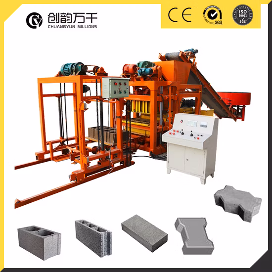 Qtj4-25 Automatic Electric Cement Block Making Machine