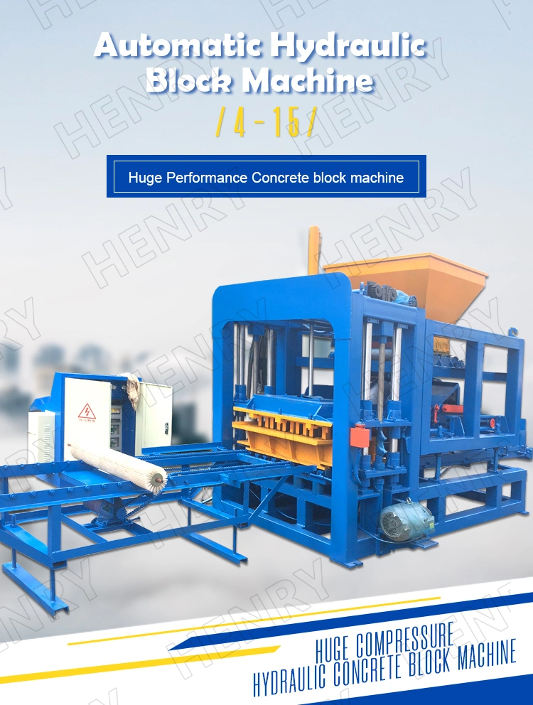 Full Automatic Hydraulic Concrete Hollow Block Making Machine Paver Brick Making Machine