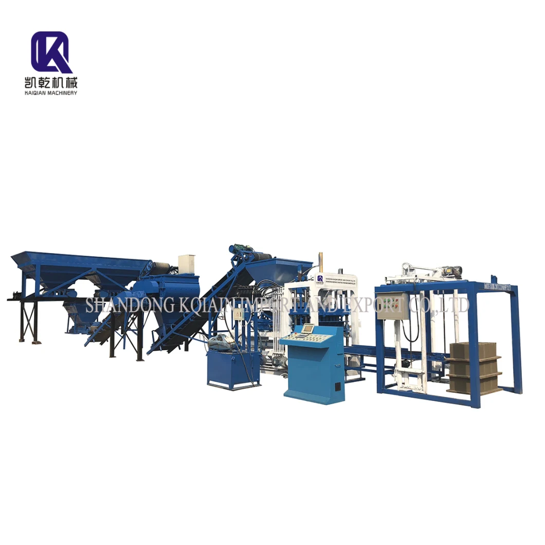 Famous Brand Qt4-15 Full Automatic Hollow Cement Brick Block Making Machine