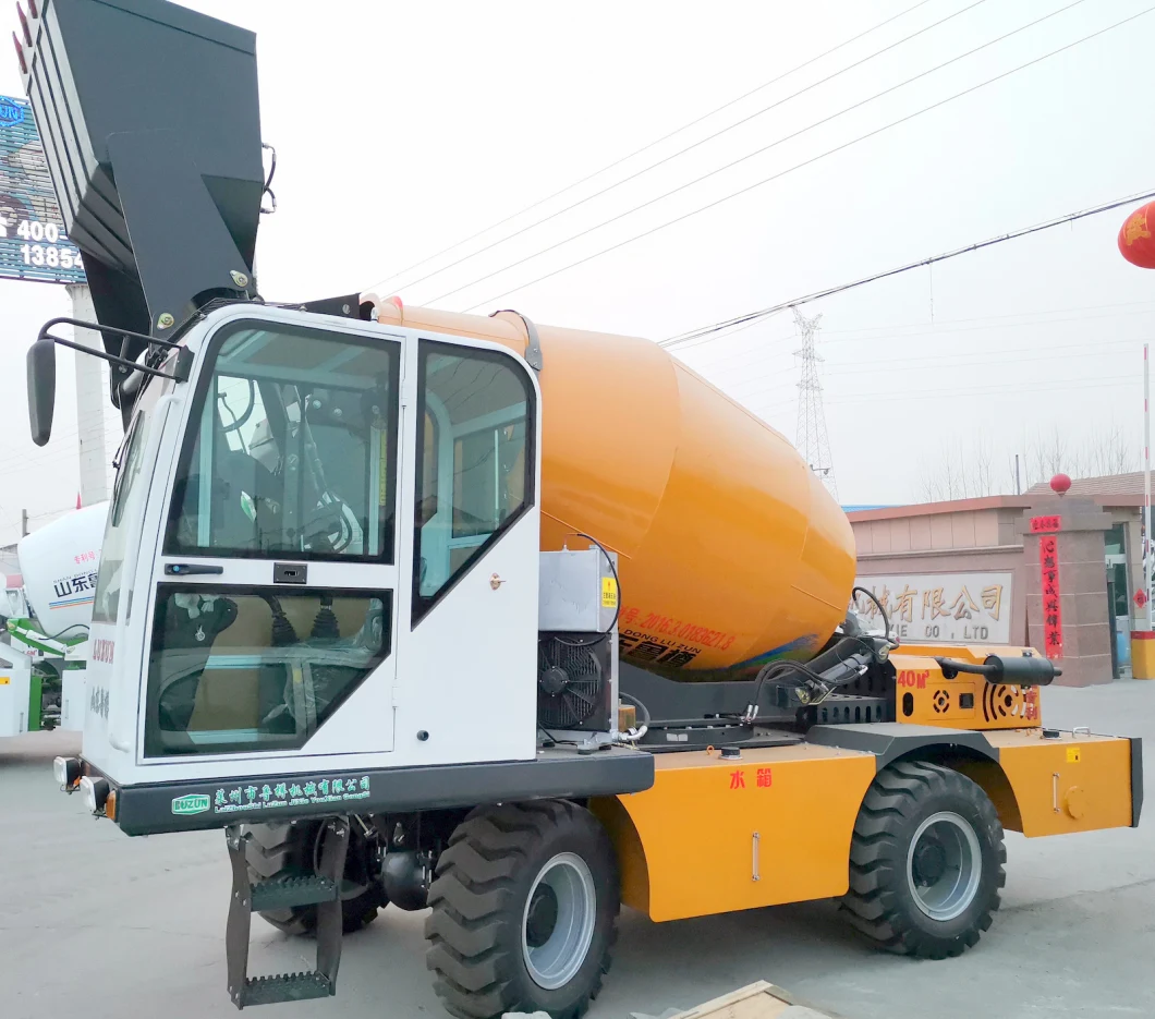 Chinese Manufacturer Jbc4.0 Self Loading Concrete Mixer